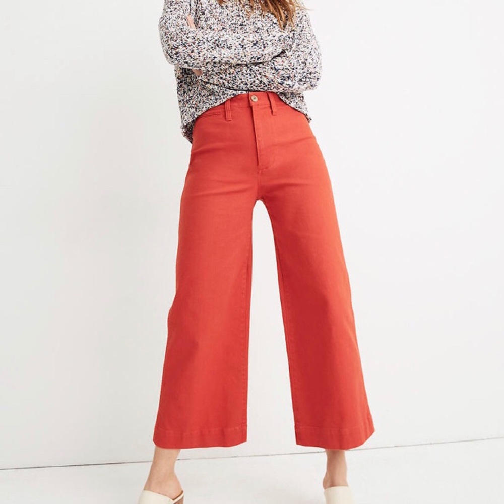 Madewell Emmett Crop Wide Leg Pants